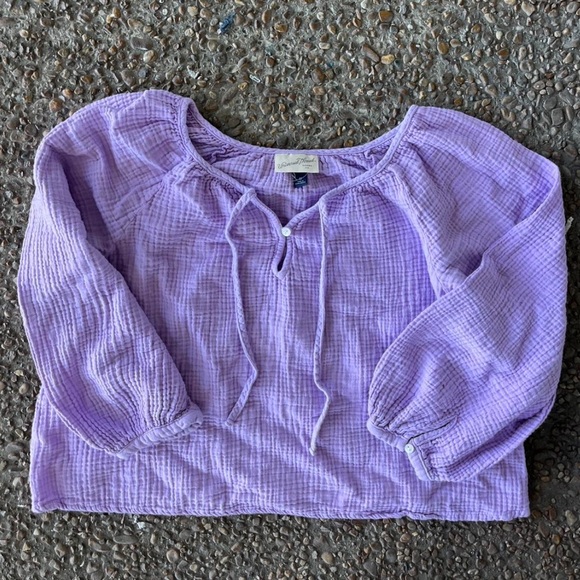 Universal Thread Tops - universal threads purple flowy top size m